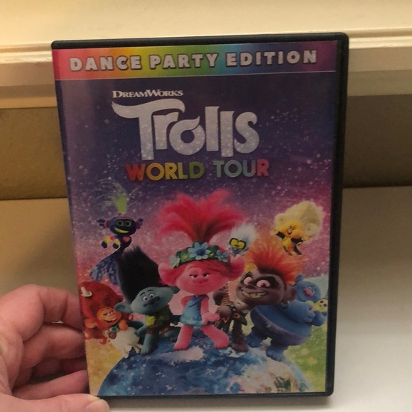 DreamWorks Trolls World Tour Dance Party Edition DVD Animated Kids Movie - Picture 1 of 10